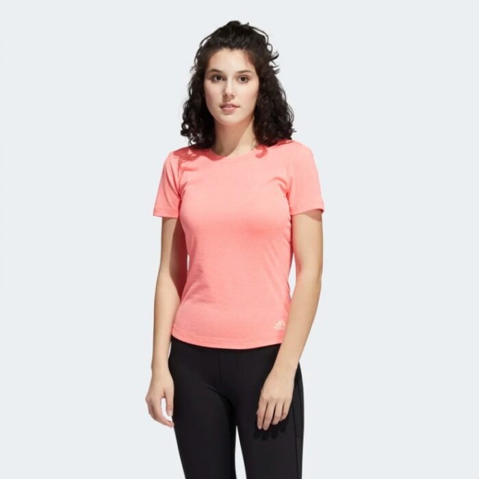 ⁦تيشيرت اديداس بولو بيرفورمانس للنساء لون زهري-adidas Womens' Polo Performance TShirt- Pink⁩ - الصورة ⁦3⁩