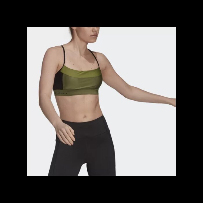 ⁦صدرية رياضية اديداس للنساء لون أخضر-adidas Womens' Karlie Kloss Bikini Top - Green⁩ - الصورة ⁦2⁩