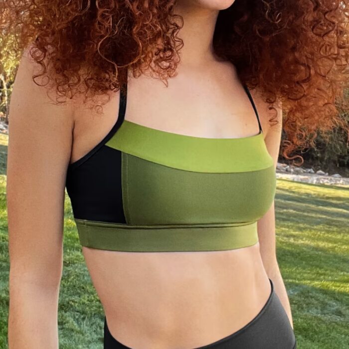 ⁦صدرية رياضية اديداس للنساء لون أخضر-adidas Womens' Karlie Kloss Bikini Top - Green⁩ - الصورة ⁦7⁩