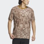 ⁦تيشيرت اديداس تريكس جيو جرافيك للجنسين لون بني- adidas Unisex' Terrex Geographic Graphic Tencel Tee⁩ - الصورة ⁦3⁩