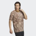 ⁦تيشيرت اديداس تريكس جيو جرافيك للجنسين لون بني- adidas Unisex' Terrex Geographic Graphic Tencel Tee⁩ - الصورة ⁦5⁩