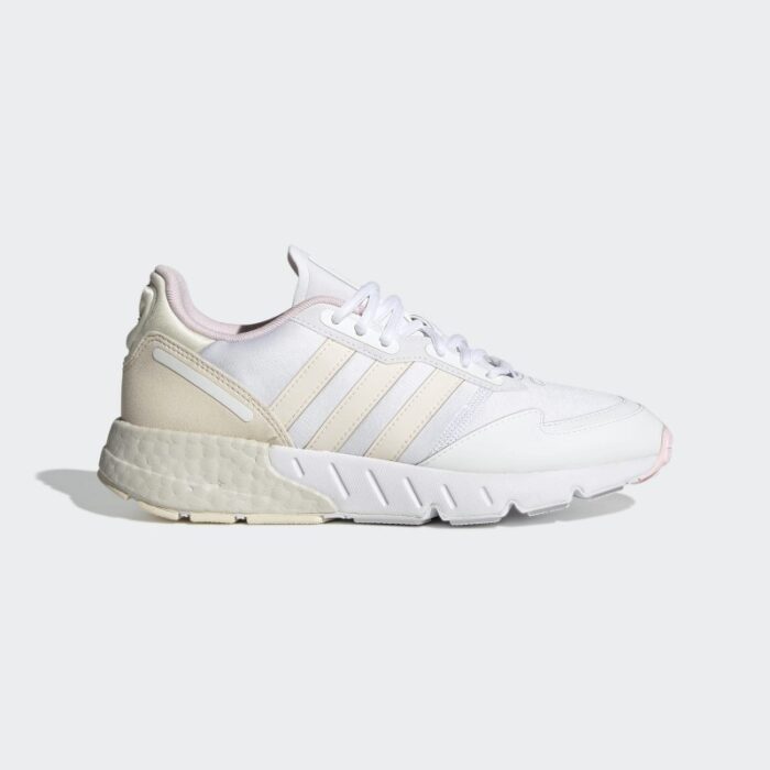 10329506_67db92c2ef860 حذاء اديداس زد اكس ون كيه بوست للجنسين لون أبيض -adidas Unisex' ZX 1K Boost Shoes - White - الصورة 1