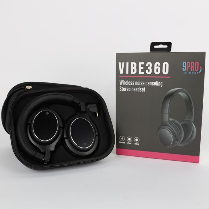 ⁦سماعة رأس لاسلكية من 9 برو لون أسود⁩ - الصورة ⁦5⁩