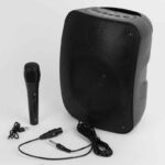 ⁦سماعة مكبر صوت 200 واط من 9 برو لون أسود⁩ - الصورة ⁦5⁩