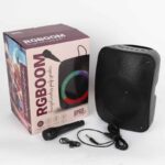 ⁦سماعة مكبر صوت 200 واط من 9 برو لون أسود⁩ - الصورة ⁦8⁩