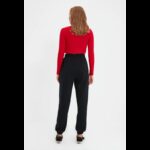 ⁦بنطلون تركي رياضي صوف  للنساء لون أسود⁩ - الصورة ⁦5⁩