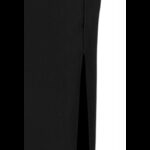 ⁦تنورة طويلة تركي ماكسي بخصر مرتفع للنساء لون أسود⁩ - الصورة ⁦5⁩