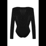 ⁦قميص الحجر الاسود التركي للنساء لون أسود⁩ - الصورة ⁦5⁩