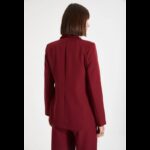 ⁦بليزر تركي مبطن للنساء لون خمري⁩ - الصورة ⁦4⁩