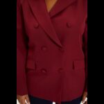 ⁦بليزر تركي مبطن للنساء لون خمري⁩ - الصورة ⁦5⁩