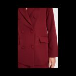 ⁦بليزر تركي مبطن للنساء لون خمري⁩ - الصورة ⁦6⁩