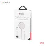 ⁦شاحن لاسلكي لأجهزة آبل مغ سيف 15 وات من ياسيدو لون أبيض-Yesido DS10 Magsafe Charger Compatible 5W / 7.5W / 10W 15W⁩ - الصورة ⁦7⁩