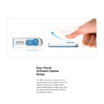 ⁦فلاش ميموري من ايه داتا سعة 64 جيجا- ADATA 64GB Capless Sliding USB Flash Drive⁩ - الصورة ⁦4⁩