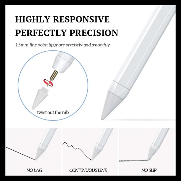 ⁦قلم تاتش تفاعلي أكتيف حساس لأجهزه أيباد من يسيدو - Yesido ST06 Active Touch Screen Pen⁩ - الصورة ⁦6⁩