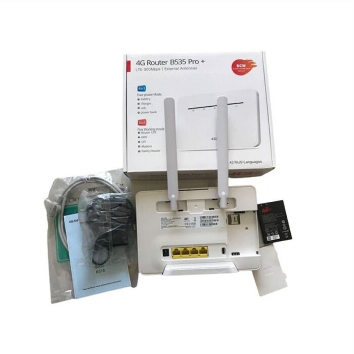 10329751_67db9405e7115 راوتر لاسلكي بي 535 لون أبيض يدعم 5 جي - الصورة 1