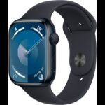 Apple Watch Series 9 Midnight Aluminum Case 45mm size- ساعة ابل واتش الاصدار التاسع 45 ملم