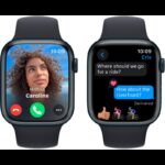 ⁦Apple Watch Series 9 Midnight Aluminum Case 45mm size- ساعة ابل واتش الاصدار التاسع 45 ملم⁩ - الصورة ⁦6⁩