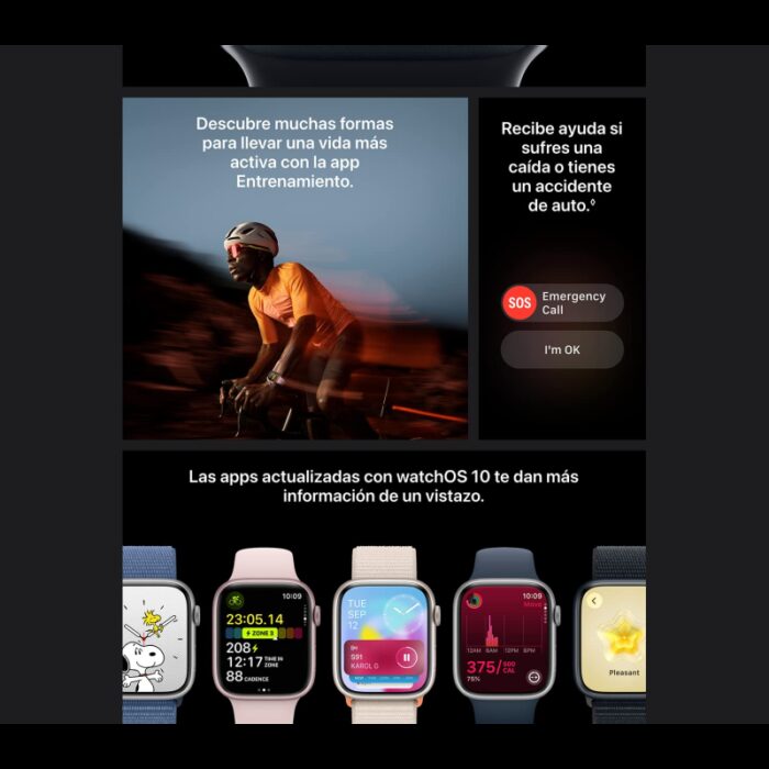 ⁦Apple Watch Series 9 Midnight Aluminum Case 45mm size- ساعة ابل واتش الاصدار التاسع 45 ملم⁩ - الصورة ⁦9⁩