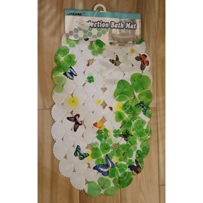 10329765_67db9413360ac دعاسة حمام وبانيو مانعة للانزلاق مستطيل بتصميم رسومات الفراشة - الصورة 1