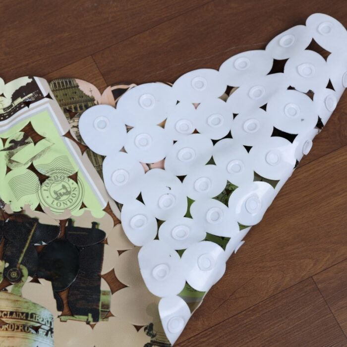 ⁦دعاسة حمام وبانيو مانعة للانزلاق مستطيل بتصميم مدينة لندن⁩ - الصورة ⁦2⁩