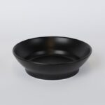 ⁦جاط بورسلان مدور لون أسود أبعاده 20*20 سم⁩ - الصورة ⁦4⁩