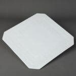 ⁦جاط بورسلان مربع لون أبيض أبعاده 30*30 سم⁩ - الصورة ⁦3⁩