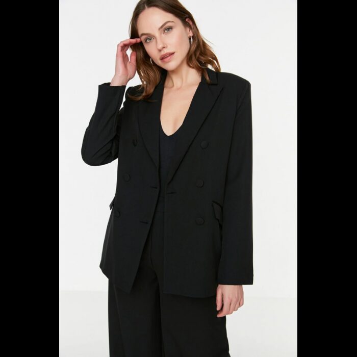 10329812_67db943879a53 بليزر تركي للنساء لون أسود - الصورة 1