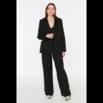 ⁦بليزر تركي للنساء لون أسود⁩ - الصورة ⁦3⁩