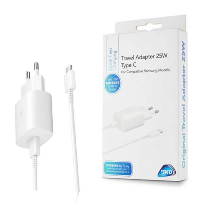 10329916_67db94b54def2 Samsung Power Adapter Wall Charger (25W) - شاحن سامسونج الأصلي بقوة 25 واط لون أبيض - الصورة 1