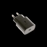 ⁦عظمة شحن (محول) سامسونج الأصلي بقوة 25 واط ومنفذ تايب سي لون أسود⁩ - الصورة ⁦3⁩