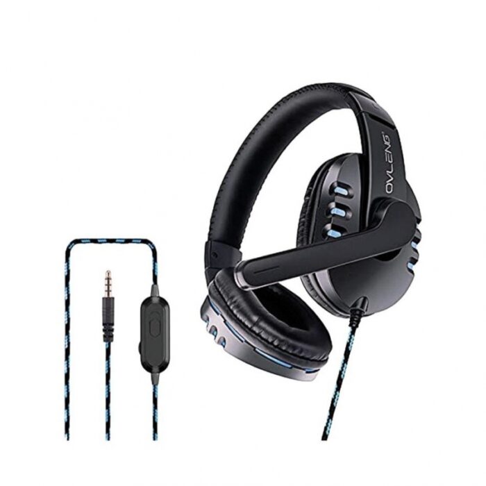 ⁦سماعات سلكية مع ميكروفون من اوفلينج لون أسود - Ovling Ov-P3 3.5Mm Wired Gaming Headset⁩ - الصورة ⁦2⁩