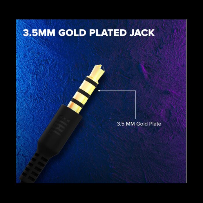 ⁦سماعات اذن سلكية من جي بي ال لون أسود-JBL C100 Wired In Ear Headphones with Mic Black⁩ - الصورة ⁦10⁩