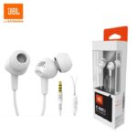 سماعات اذن سلكية من جي بي ال لون أبيض-JBL C100 Wired In Ear Headphones with Mic White