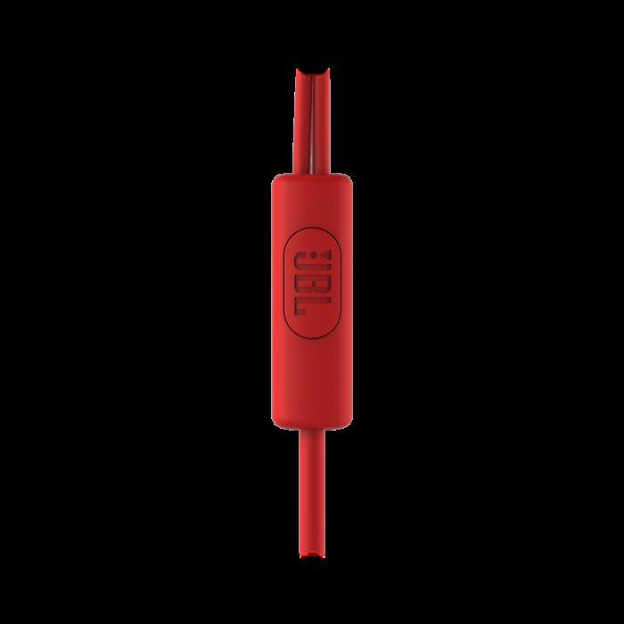 ⁦سماعات اذن سلكية من جي بي ال لون أحمر-JBL C100 Wired In Ear Headphones with Mic Red⁩ - الصورة ⁦5⁩