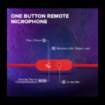 ⁦سماعات اذن سلكية من جي بي ال لون أحمر-JBL C100 Wired In Ear Headphones with Mic Red⁩ - الصورة ⁦8⁩