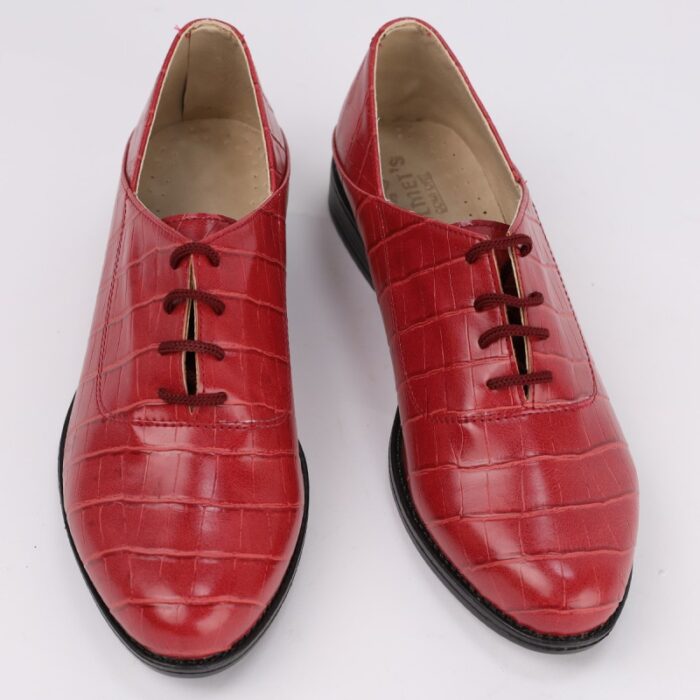 10330028_67db94d67e2b8 حذاء ايرون جلد بسحاب للنساء لون خمري-IRON Womens' Shoes - الصورة 1