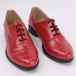 ⁦حذاء ايرون جلد بسحاب للنساء لون خمري-IRON Womens' Shoes⁩ - الصورة ⁦5⁩