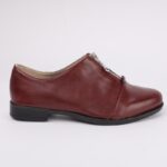 ⁦حذاء ايرون جلد بأربطة للنساء لون خمري-IRON Womens' Shoes⁩ - الصورة ⁦6⁩