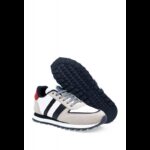 ⁦حذاء يو اس بولو جلد للرجال لون أبيض وكحلي وبيج⁩ - الصورة ⁦6⁩