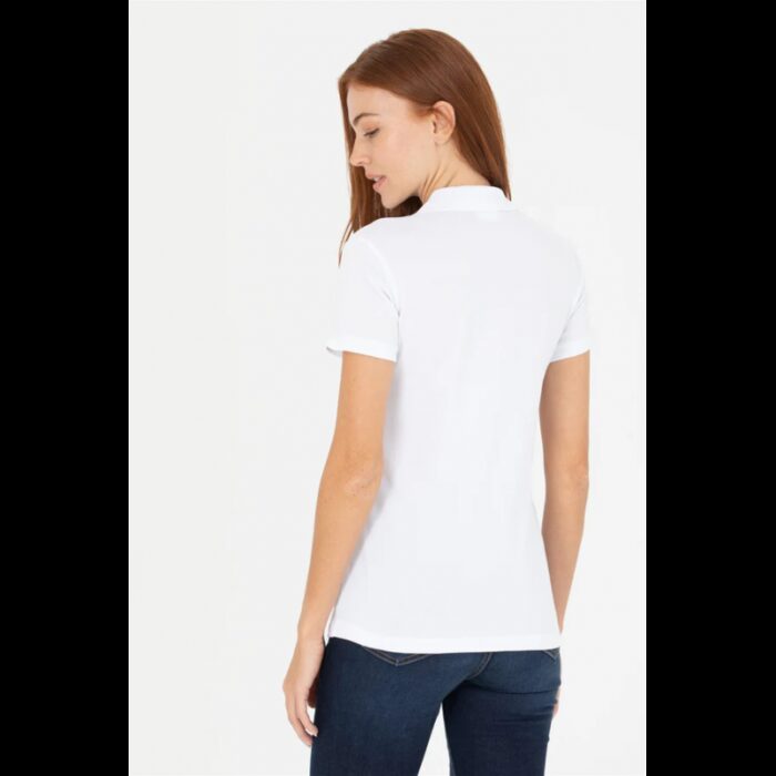 ⁦تيشيرت يو اس اسنت بولو للنساء سادة أبيض⁩ - الصورة ⁦5⁩