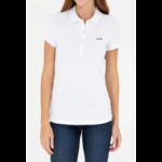 ⁦تيشيرت يو اس اسنت بولو للنساء سادة أبيض⁩ - الصورة ⁦6⁩