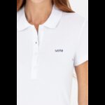 ⁦تيشيرت يو اس اسنت بولو للنساء سادة أبيض⁩ - الصورة ⁦7⁩