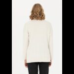 ⁦بلوزة يو اس اسنت بولو صوف للنساء سادة بيج⁩ - الصورة ⁦5⁩