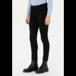 ⁦بنطلون يو اس اسنت بولو للنساء سادة أسود⁩ - الصورة ⁦2⁩