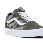 ⁦حذاء فانز اولد سكول للرجال لون جيشي- Vans Mens' Old Skool Shoes⁩ - الصورة ⁦6⁩