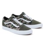 ⁦حذاء فانز اولد سكول للرجال لون جيشي- Vans Mens' Old Skool Shoes⁩ - الصورة ⁦10⁩