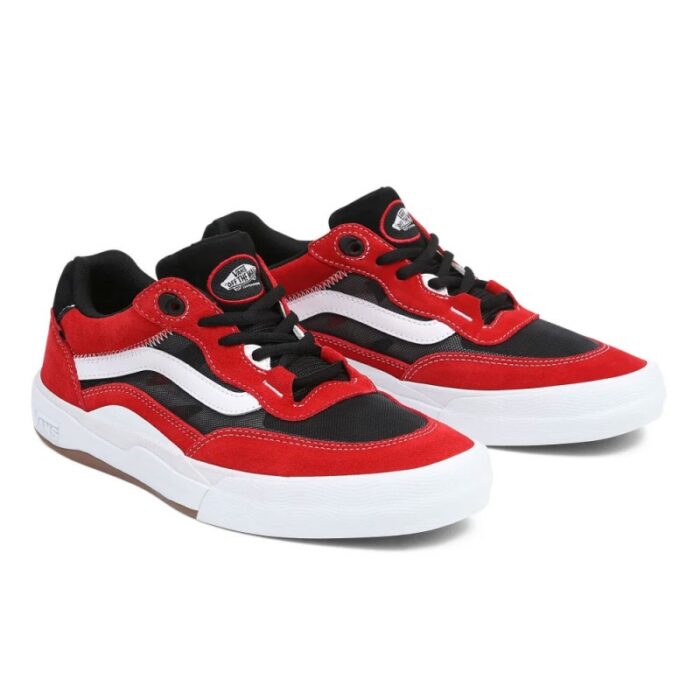 ⁦حذاء فانز ويي فييي للرجال لون أحمر ونعل أبيض- Vans Mens' Wayvee Shoes⁩ - الصورة ⁦2⁩