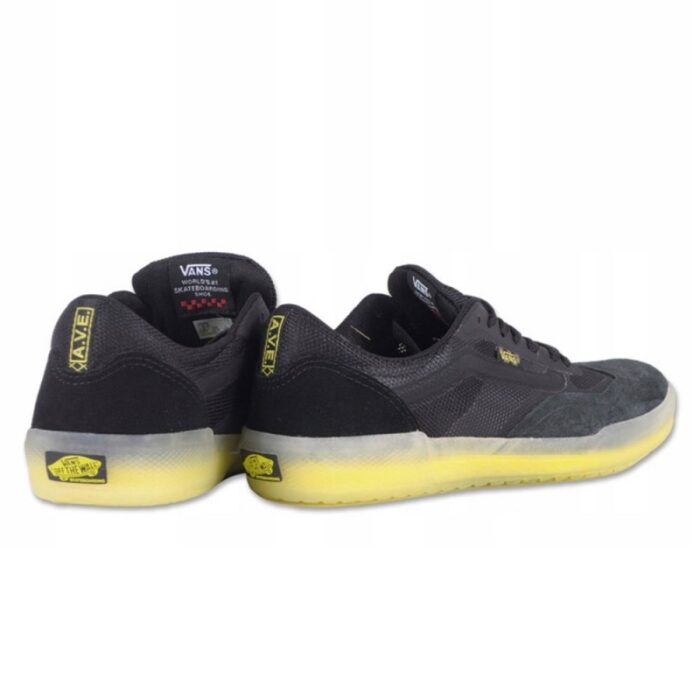 ⁦حذاء فانز اولد سكيت آفي للرجال لون أسود ونعل أصفر- Vans Mens' Skate Ave Shoes⁩ - الصورة ⁦6⁩