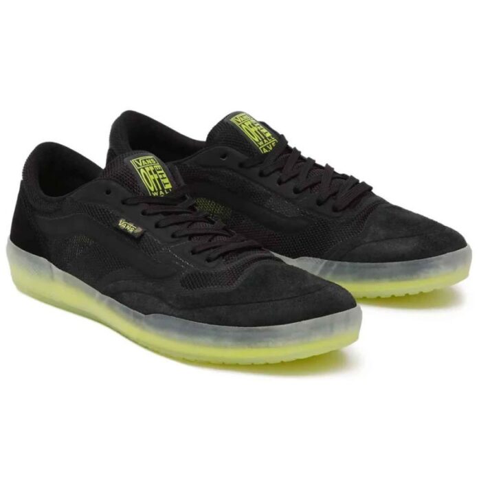 ⁦حذاء فانز اولد سكيت آفي للرجال لون أسود ونعل أصفر- Vans Mens' Skate Ave Shoes⁩ - الصورة ⁦9⁩