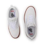 ⁦حذاء فانز كيلي ولكر للرجال لون أبيض ونعل بني- Vans Mens' Kyle Walker Shoes⁩ - الصورة ⁦6⁩